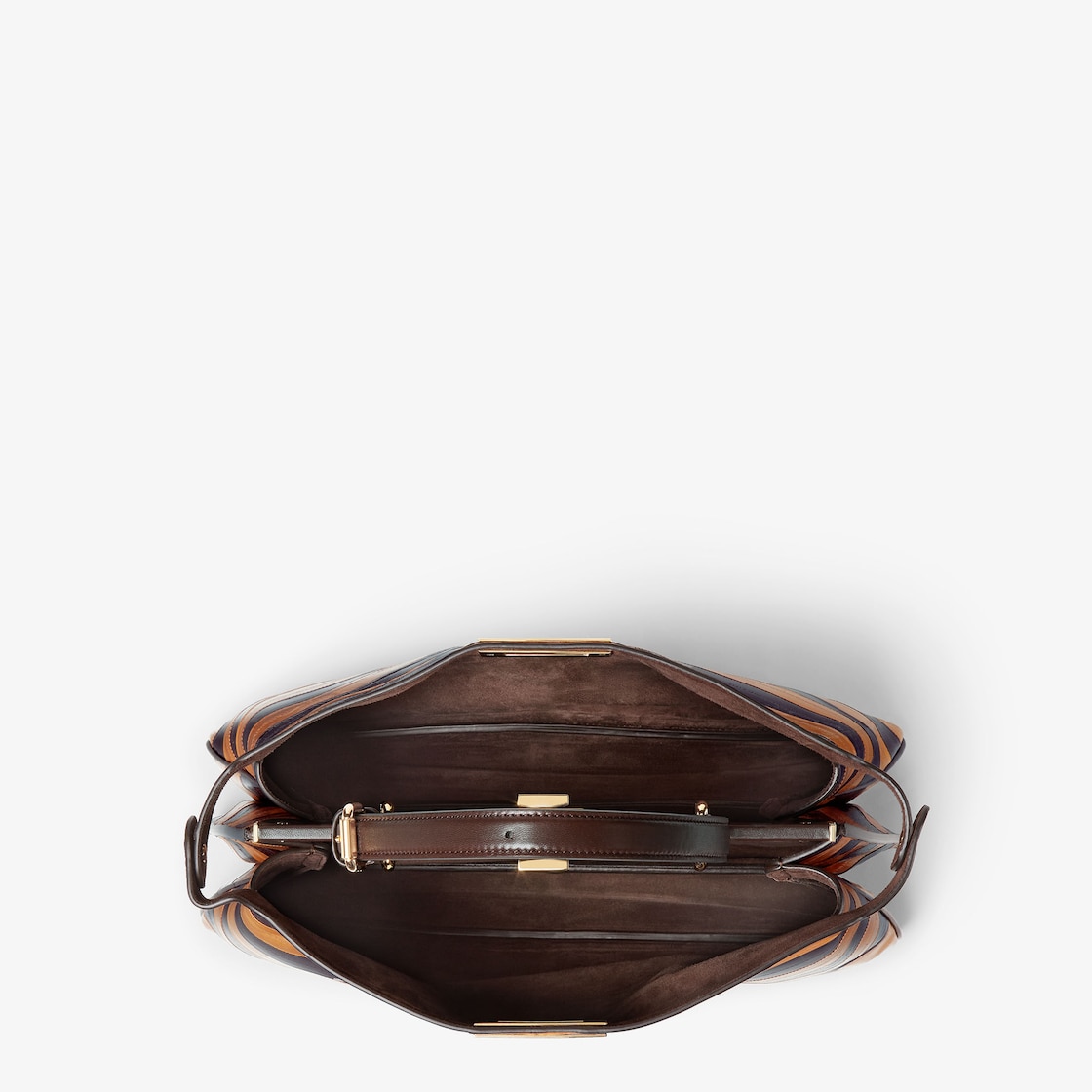 FENDI Peekaboo Soft Large Two-tone inlaid hagfish leather bag - Image 2